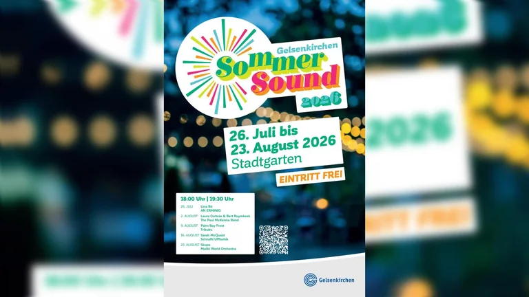 SommerSound lockt sonntags in den Stadtgarten Gelsenkirchen